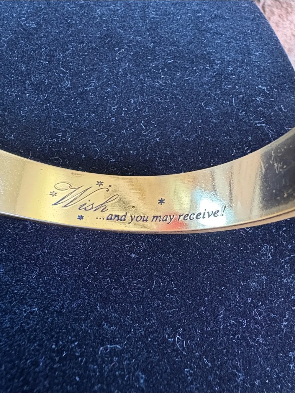 Brighton gold tone hammered bracelet